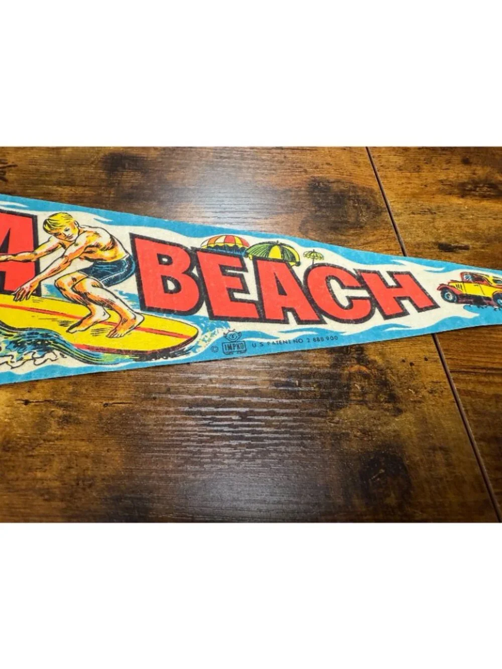 Vintage Daytona Beach, Florida pennant